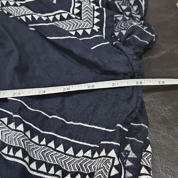 World Market Womens Navy Open Cardigan Size OS Boho Casual Preppy Short Sleeve - Picture 6 of 7
